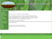 Tablet Screenshot of naturallerlei.de